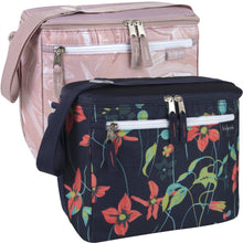 Load image into Gallery viewer, Fridge Pak 12 Can Cooler Bag With Front Zippered Pocket - Floral Prints
