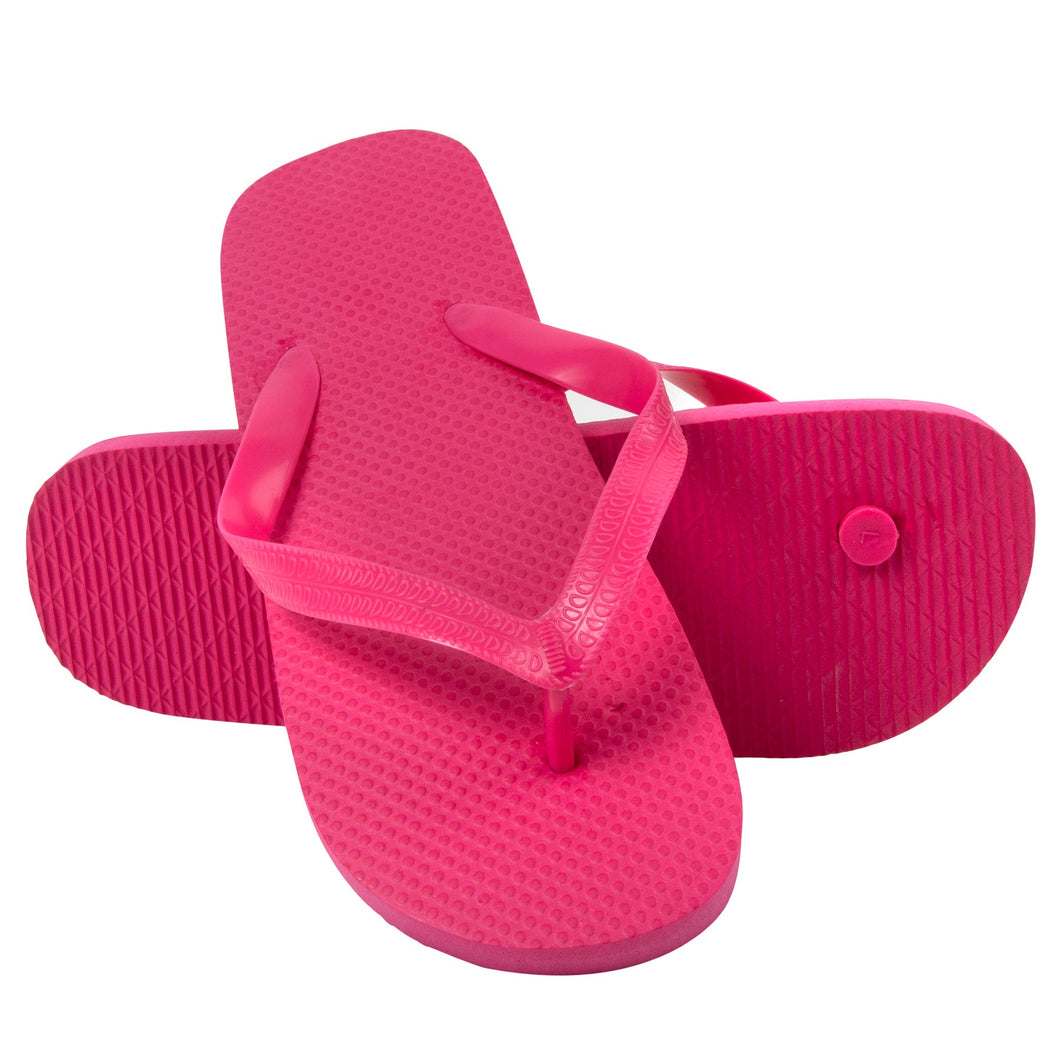 Women's Flip Flops - Hot Pink