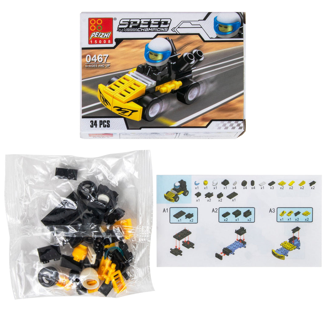 Micro Blocks Racing Vehicles Toy