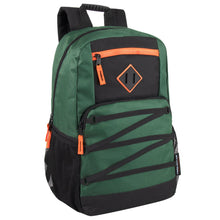 Load image into Gallery viewer, Wholesale Double Zippered Bungee Backpacks With Laptop Section - Boys
