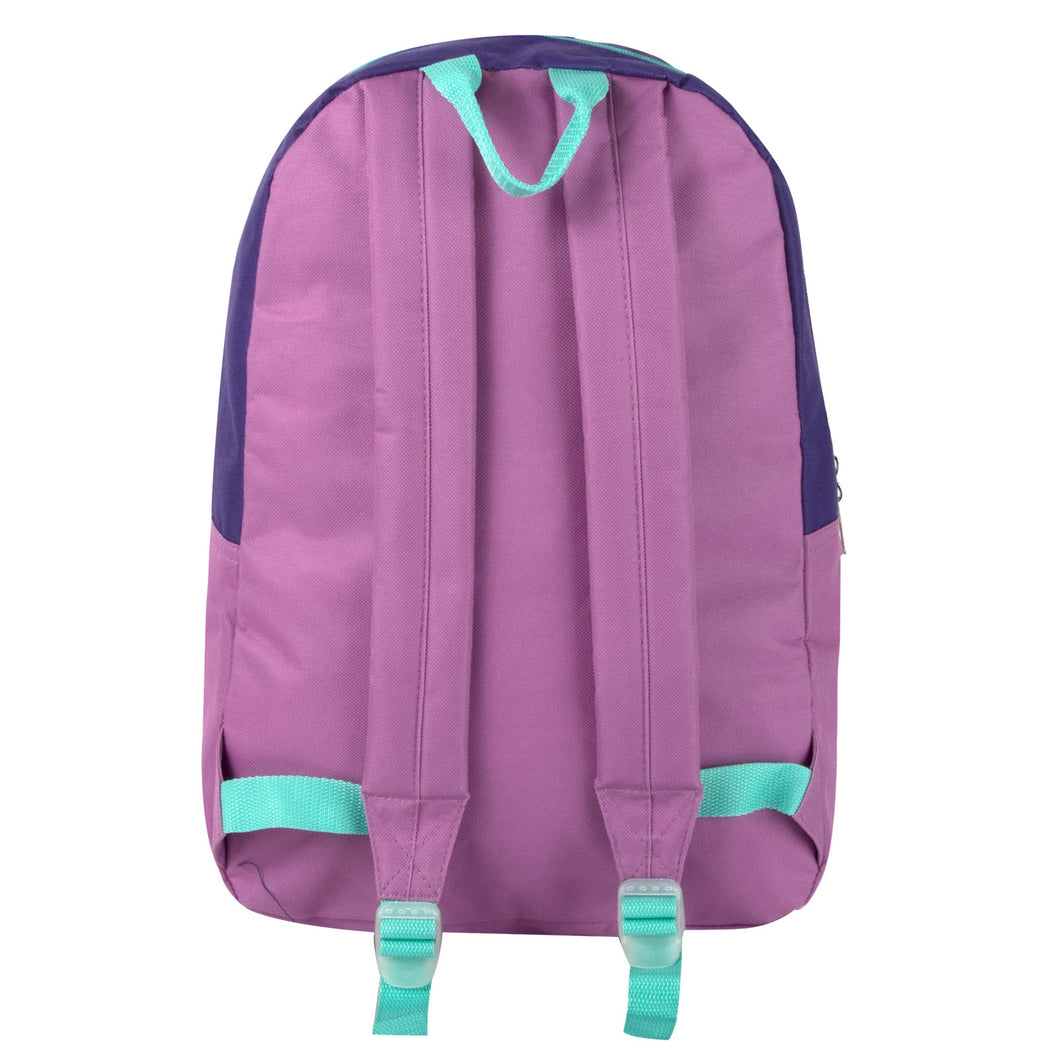 Wholesale 17 Inch Multicolor Backpack  - 4 Girls Colors