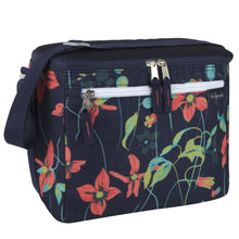 Load image into Gallery viewer, Fridge Pak 12 Can Cooler Bag With Front Zippered Pocket - Floral Prints
