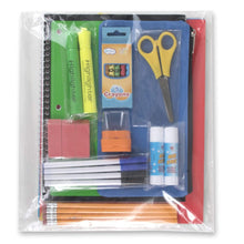 Load image into Gallery viewer, 19&quot; Side Pocket Backpack School Supply Kit (30pcs) - 4 Boys Colors
