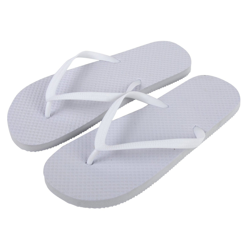 Women's Flip Flops - White