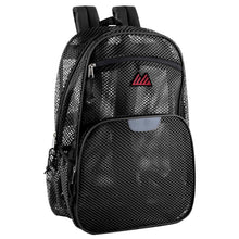 Load image into Gallery viewer, Wholesale Trailmaker 18 Inch Deluxe Mesh Backpacks - Black
