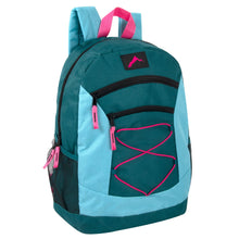 Load image into Gallery viewer, Wholesale High Trails 18 Inch Multi Pocket Bungee Backpack - 4 Girls Colors
