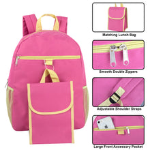 Load image into Gallery viewer, 16 Inch Backpack With Matching Lunch Bag - Girls - Assorted designs
