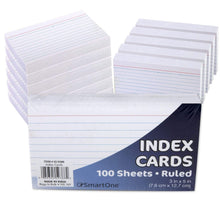 Load image into Gallery viewer, Wholesale Pack of 100 Index Cards
