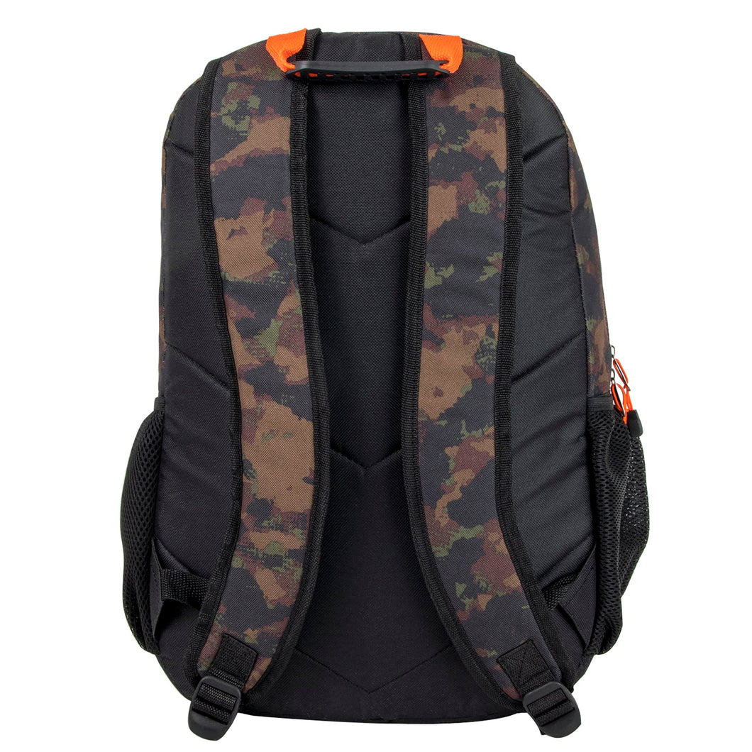 19 Inch Dual Strap Daisy Chain Backpack With Laptop Sleeve - Camo