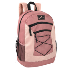 Load image into Gallery viewer, Wholesale High Trails 18 Inch Multi Pocket Bungee Backpack - 4 Girls Colors
