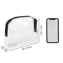 Load image into Gallery viewer, Wholesale Clear Travel Cosmetic Toiletry Bag
