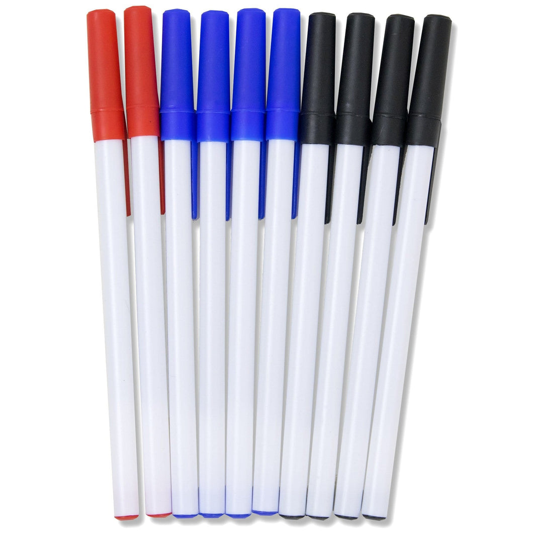 Wholesale Pens 10-Pack in 3 colors