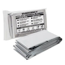 Load image into Gallery viewer, Wholesale Mylar Emergency Thermal Space Blanket 84&quot; x 52&quot;
