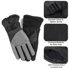 Load image into Gallery viewer, Adult Winter Color Block Gloves - 5 Assorted Colors
