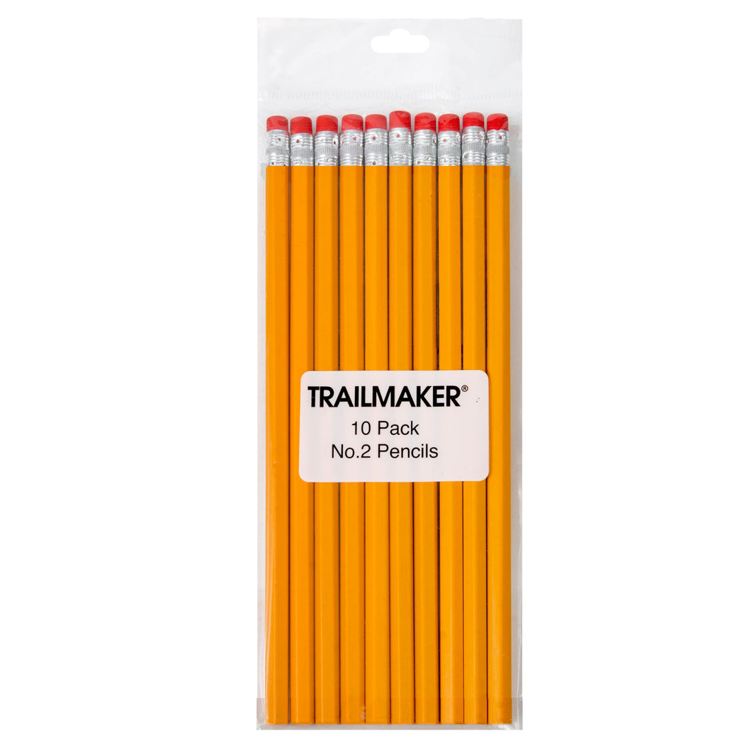 Yellow Wood-Cased No. 2 Pencils - 10-Pack