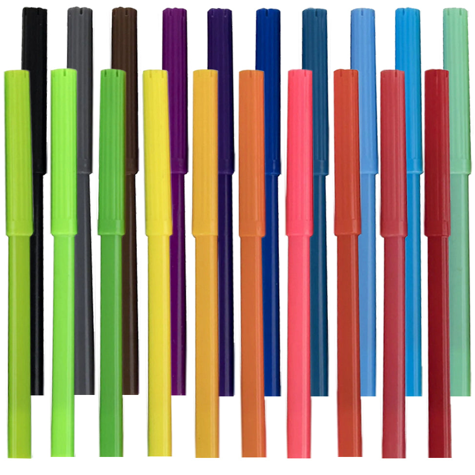 Wholesale Markers Assorted Colors - 20 Pack