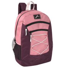 Load image into Gallery viewer, Wholesale High Trails 18 Inch Multi Pocket Bungee Backpack - 4 Girls Colors
