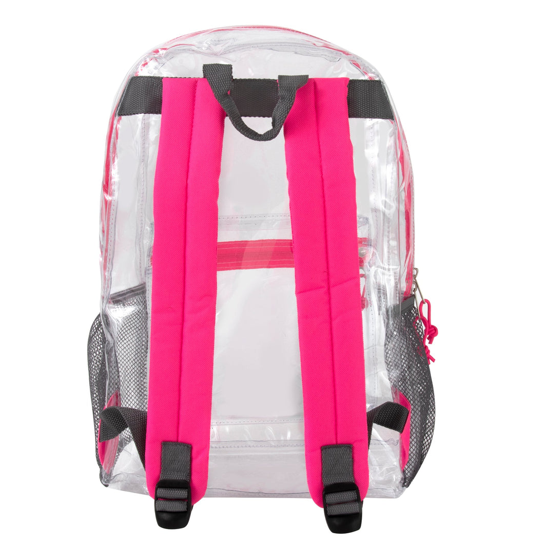 Classic 17 Inch Clear Backpack - Girls Assortment