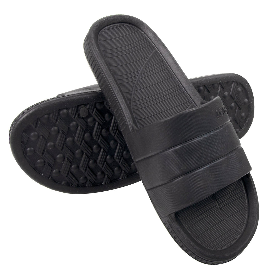 Women's Black Slide Sandals