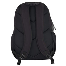 Load image into Gallery viewer, 19 Inch Bungee Jacquard Cord Backpack With Padded Laptop Section - Black
