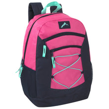 Load image into Gallery viewer, Wholesale High Trails 18 Inch Multi Pocket Bungee Backpack - 4 Girls Colors
