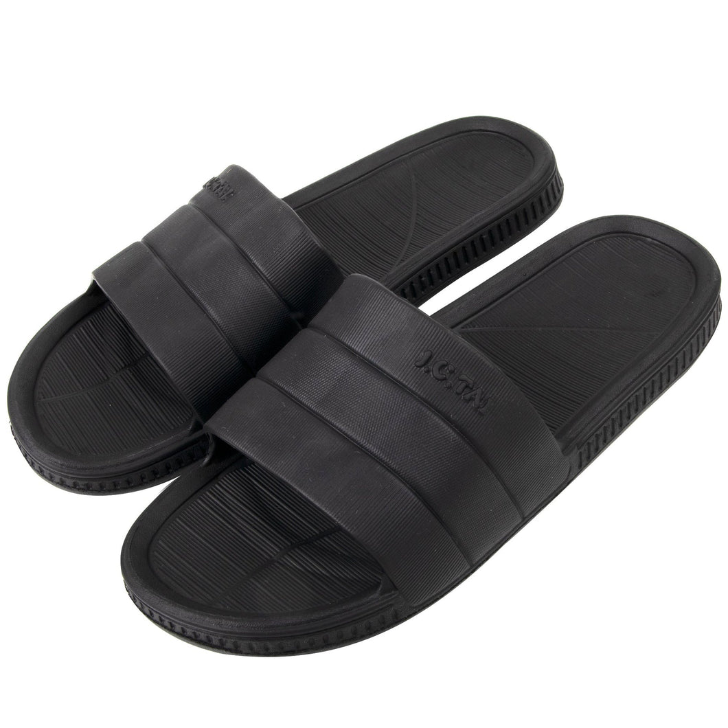 Men's Black Slides Sandals