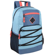 Load image into Gallery viewer, Wholesale Double Zippered Bungee Backpacks With Laptop Section - Girls
