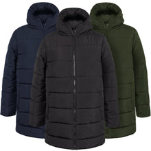 Load image into Gallery viewer, Wholesale Men&#39;s Hooded Puffer Winter Coat - 3 Colors
