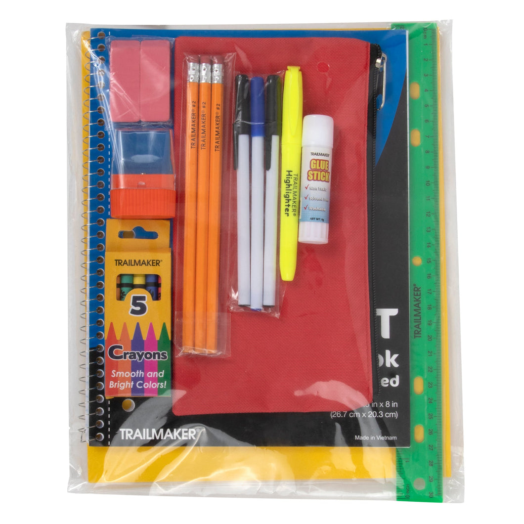 Wholesale 20 Piece School Supply Kit