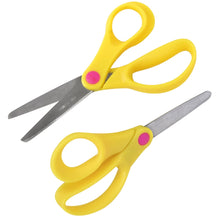 Load image into Gallery viewer, Bulk 5-Inch Kids Safety Scissors with Contoured Easy Grip Handle
