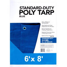 Load image into Gallery viewer, Wholesale Blue Tarps - 6&#39; X 8&#39;
