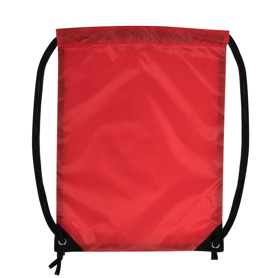 Wholesale 18 Inch Basic Drawstring Bag - Red