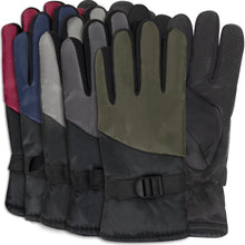 Load image into Gallery viewer, Adult Winter Color Block Gloves - 5 Assorted Colors
