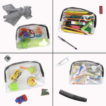 Load image into Gallery viewer, Wholesale Clear Travel Cosmetic Toiletry Bag
