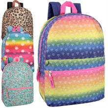 Load image into Gallery viewer, Wholesale 17 Inch Printed Backpacks - Girls Assortment
