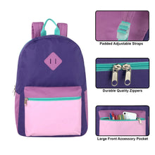 Load image into Gallery viewer, Wholesale 17 Inch Multicolor Backpack  - 4 Girls Colors
