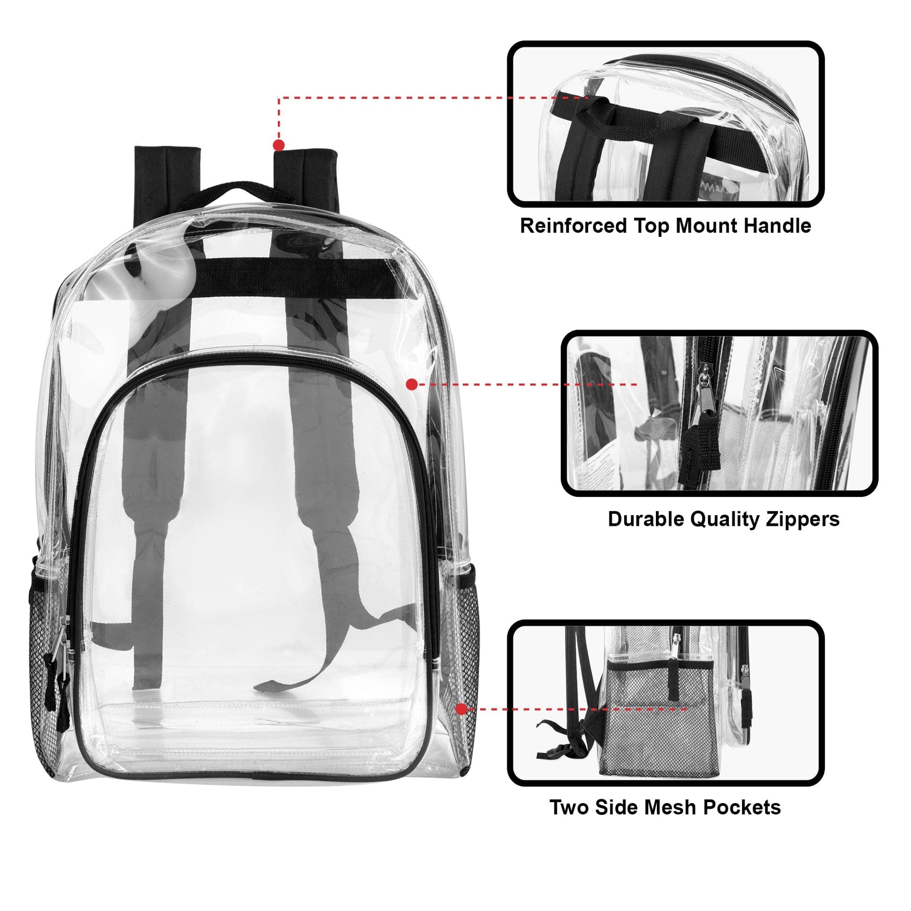 Wholesale 17 Inch Multicolor Backpack - 4 Color - 24 pcs – Premier Dealz