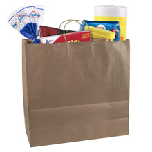 Load image into Gallery viewer, Wholesale 16 Inch Paper Shopping and Food Delivery Bags
